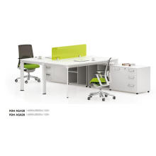 Diseño de estación de trabajo de oficina 2 Seater 5feet popular (FOH-N1628)